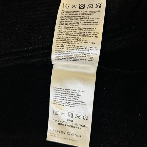 Armani Exchange A/X Zippered Jacket Sleeve and Back Spell Out S Small Polyester - Picture 6 of 13